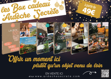 Idée cadeau de noël 2024 : les Box Ardèche Secrète