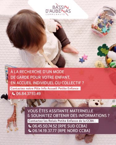 Garde d’enfant : des places sont disponibles !